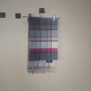 Johnstons 100% Lambswool Plaid Scarf